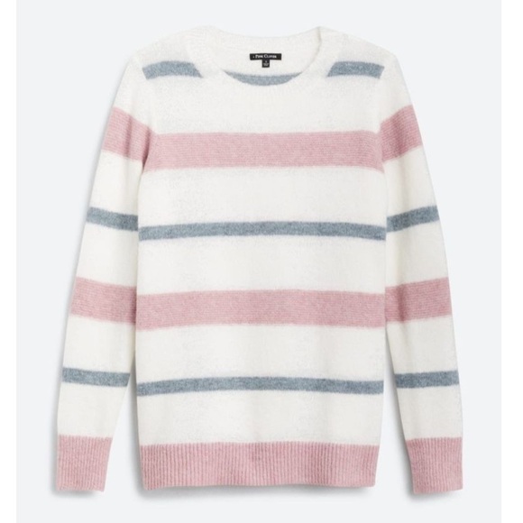 Stitch Fix l Pink Clover Striped Pullover Sweater - Picture 5 of 9